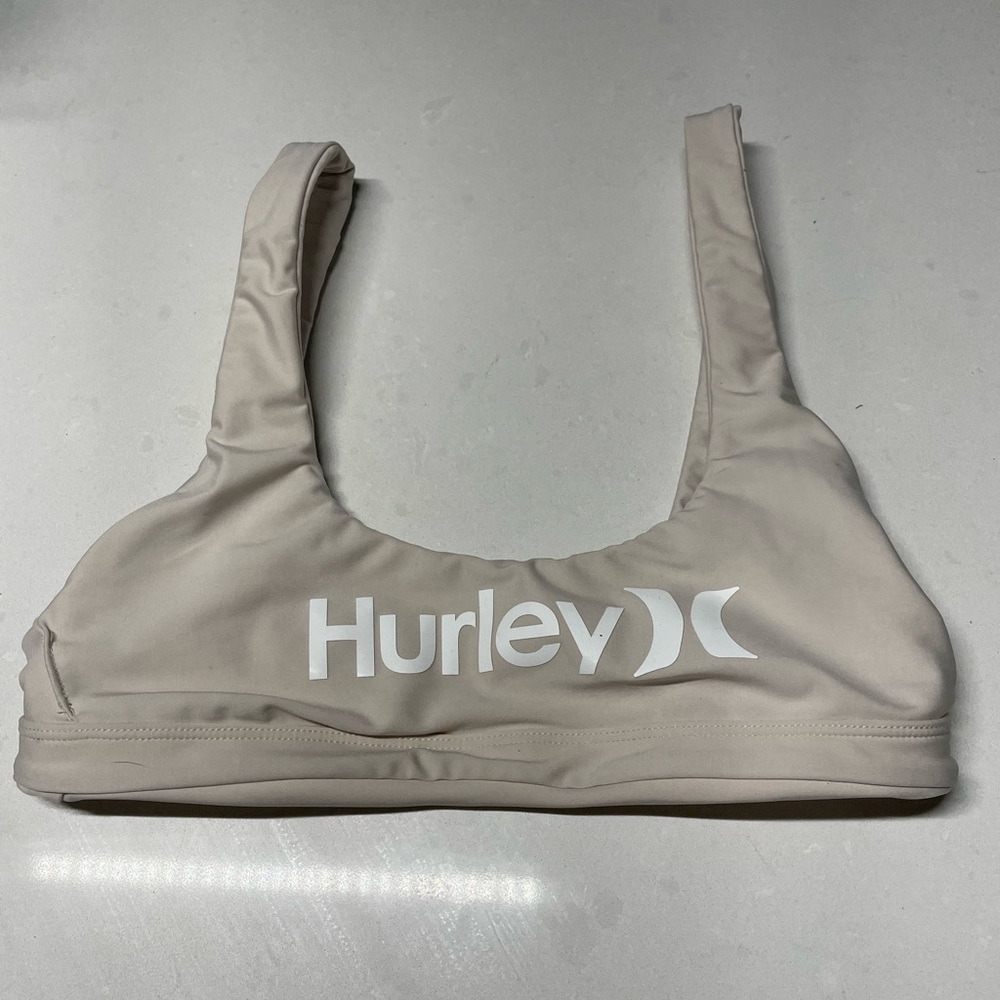 Hurley womens swimsuit bikini top size small